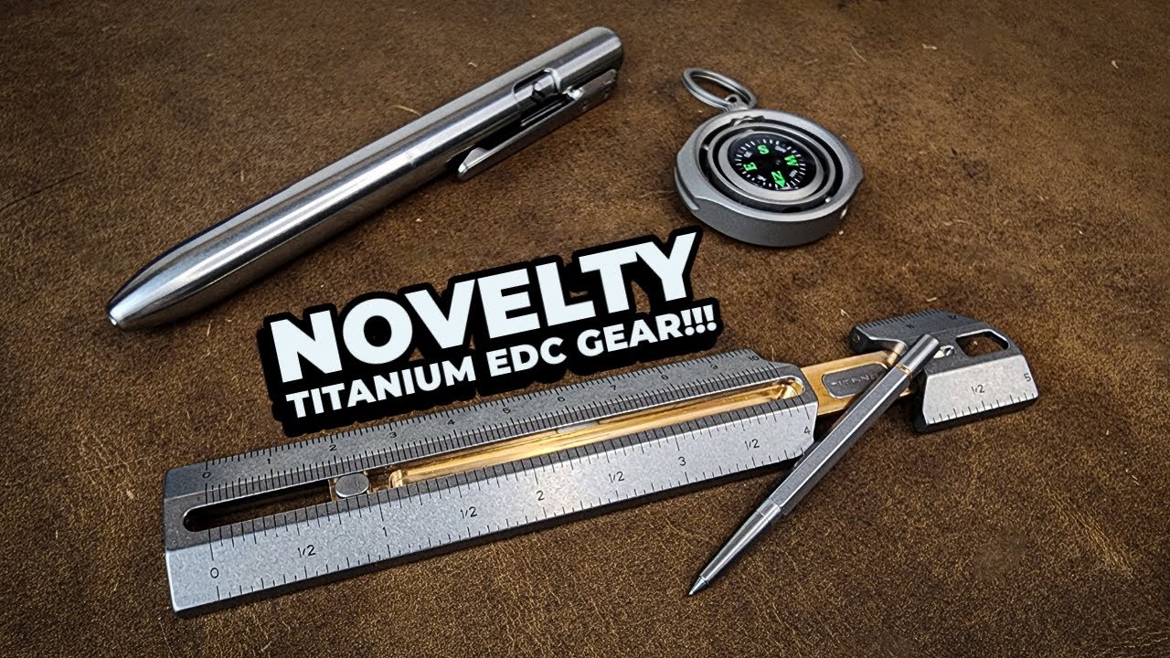 Would you carry these TITANIUM EDC items???  | 4K