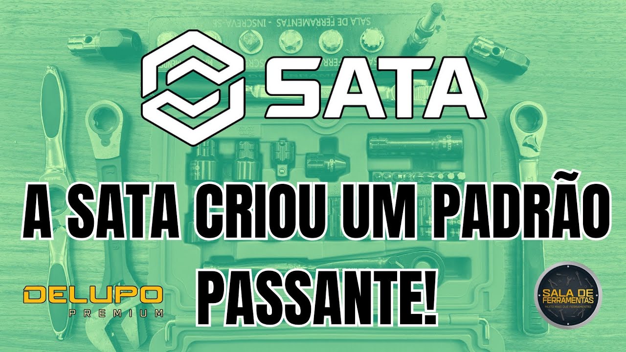 A SATA CONSEGUIU CRIAR UM PADR&Atilde;O NO SOQUETES PASSANTE! #sata  #ferramentas #delupo #ST09060G