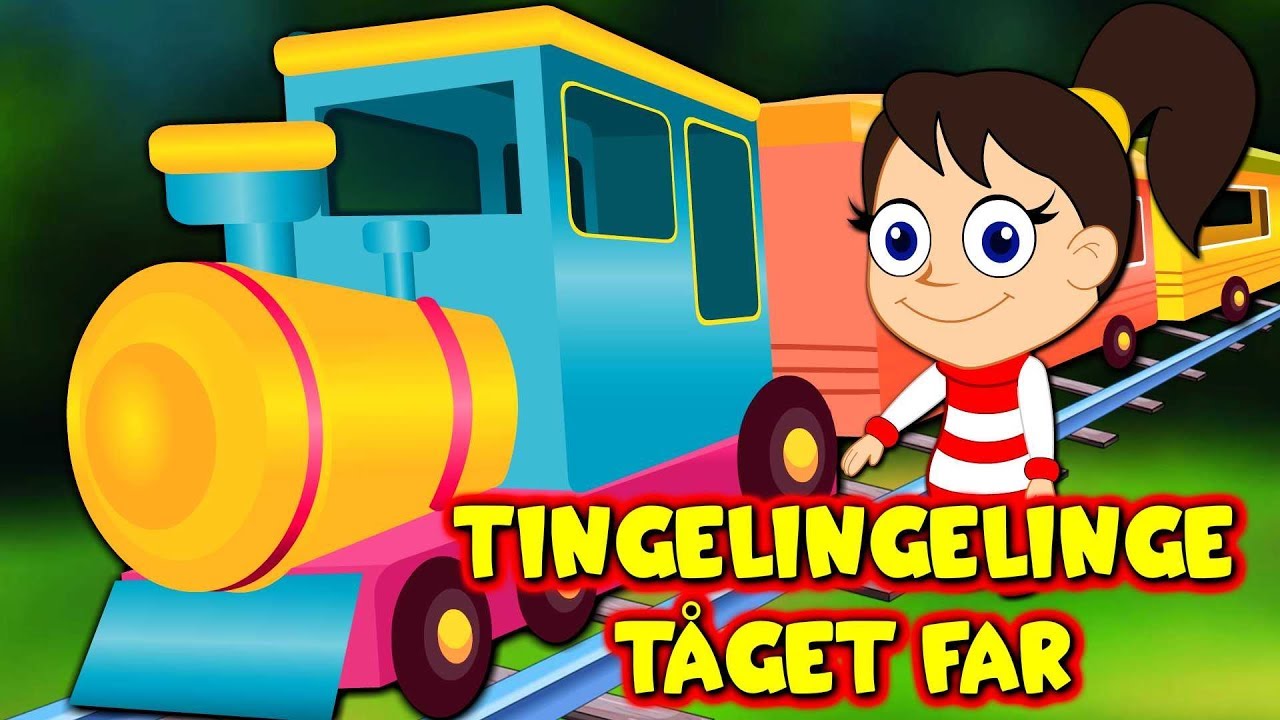 Tingelingelinge tåget far -  Barnsånger på svenska