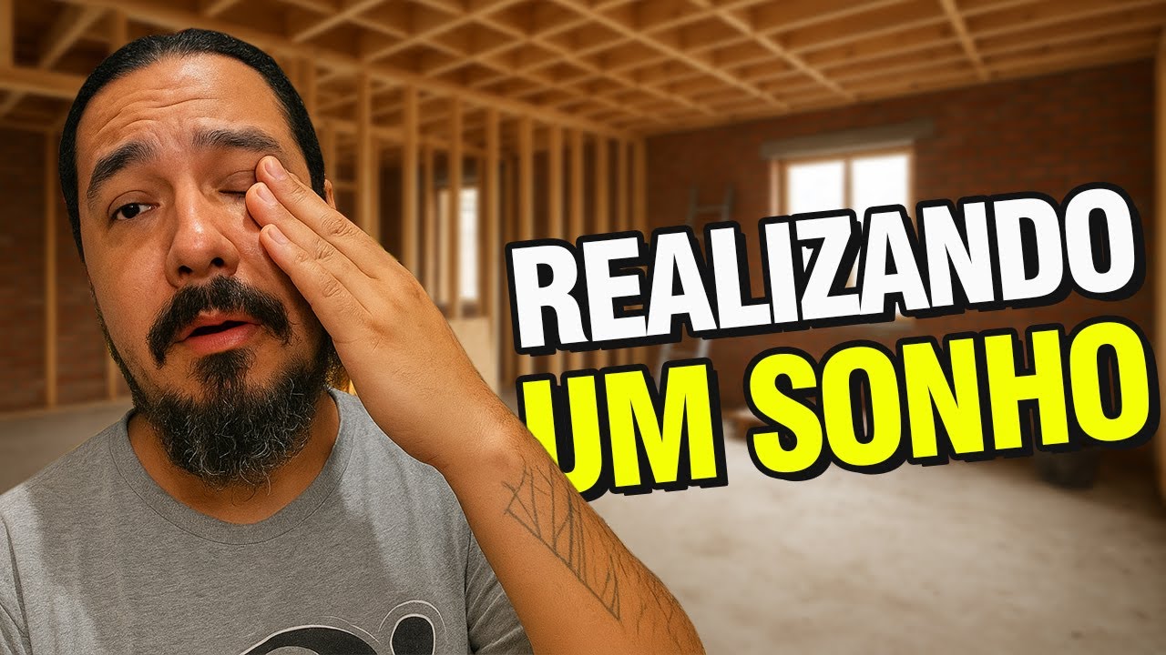 VOU CONSTRUIR MEU ESTÚDIO e REALIZAR O MEU SONHO  -  [Vlog Parte 1]