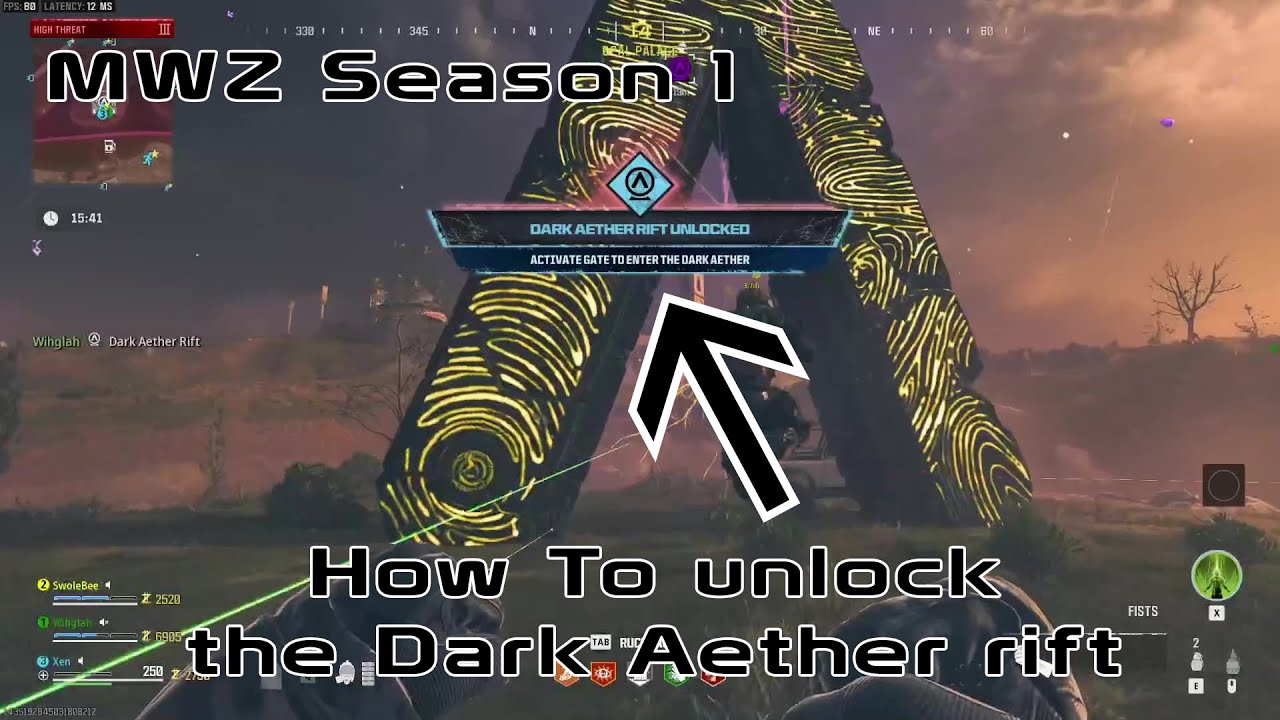 How to unlock MWZ Season 1 HIDDEN content! -  Dark Aether Easter Egg GUIDE | COD MWZ