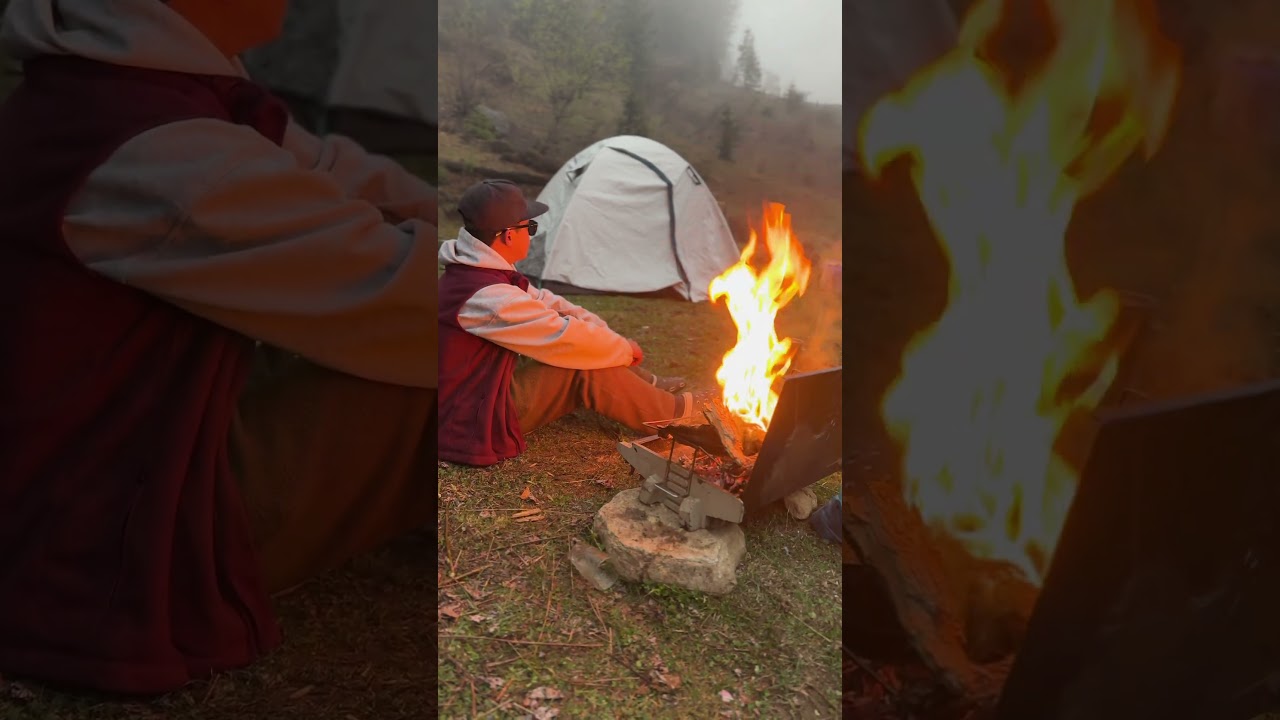 OUTDOOR CAMPING ⛰️#manali #himachalpradesh #camping #cooking #travelvlog