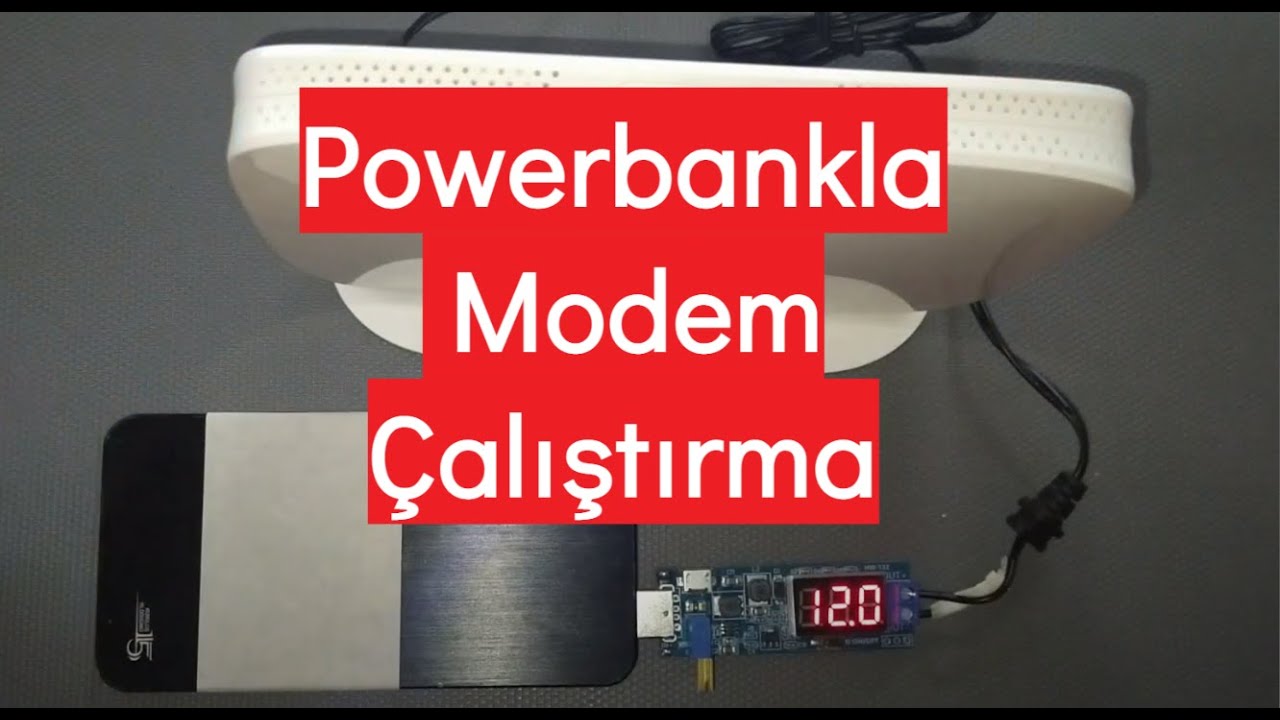 Powerbank ile Modem Çalıştırma Yöntemleri