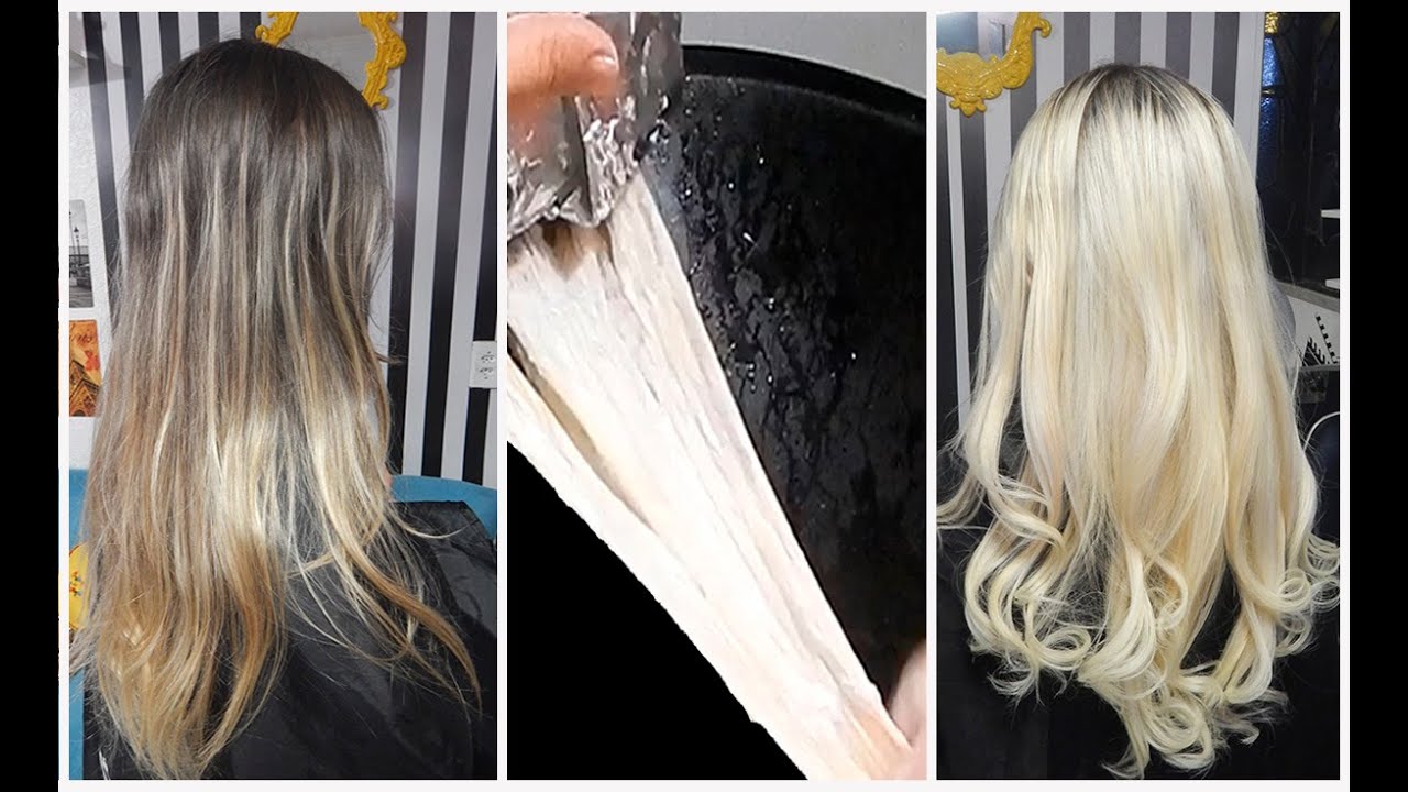 LOIRO PEROLADO sem tonalizante e matizador(Só com pó descolorante)