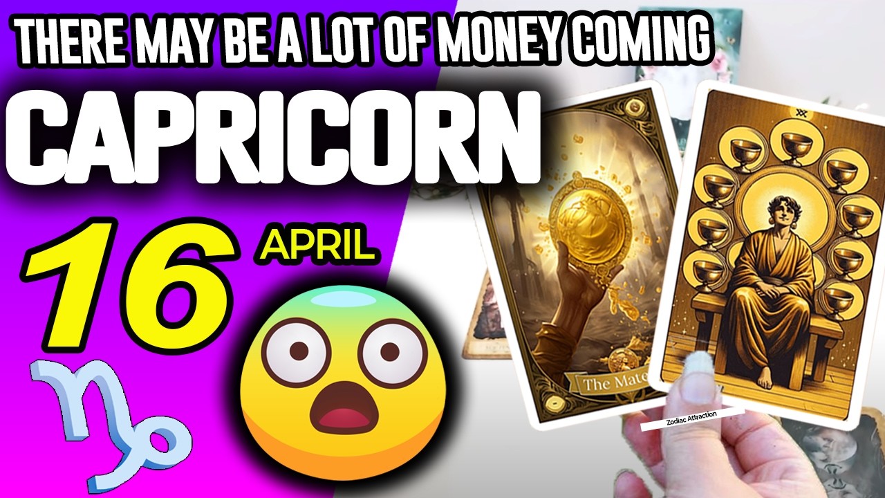 Capricorn ♑😱WARNING: THERE MAY BE A LOT OF MONEY COMING🤑💲 horoscope for today APRIL 16 2026 ♑