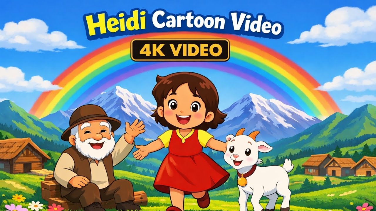 ✨Happy 🥰 Kids Cartoon 😍 Video | Mountain Village Story | Original Music | 4K✨