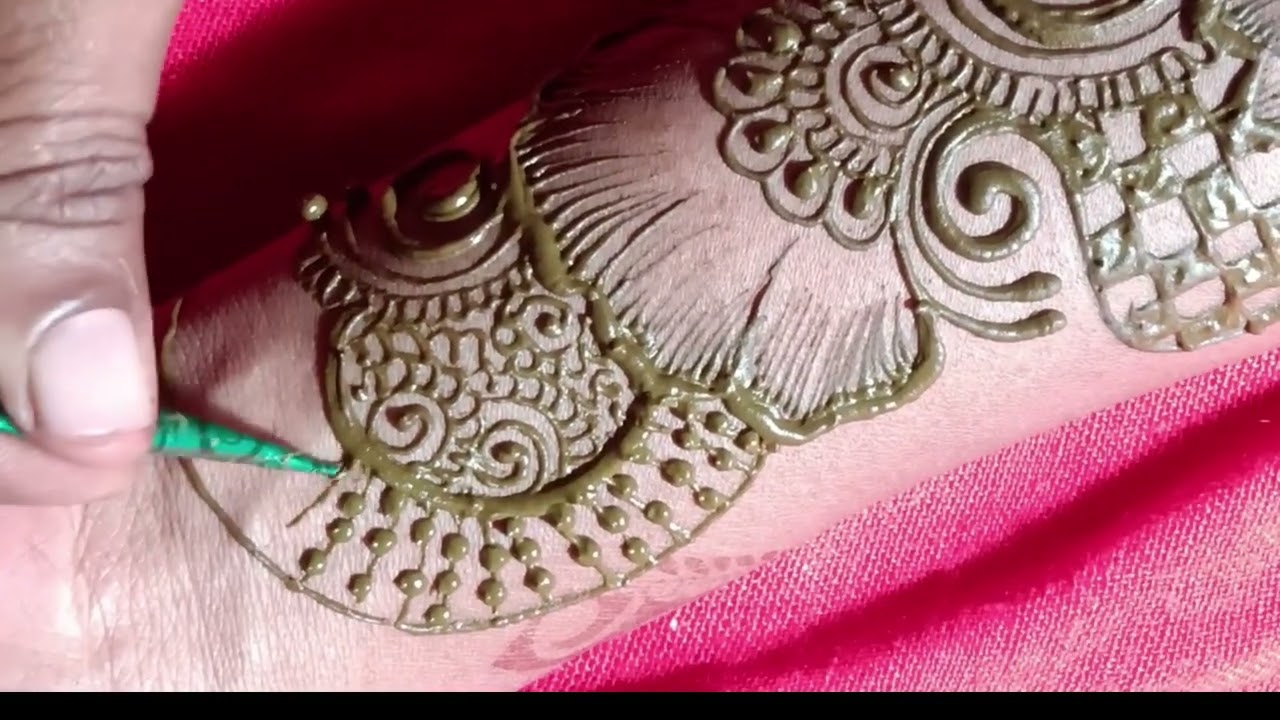 Stylish Arabic Floral Mehndi Design | Simple & Beautiful Henna Design 2025 l