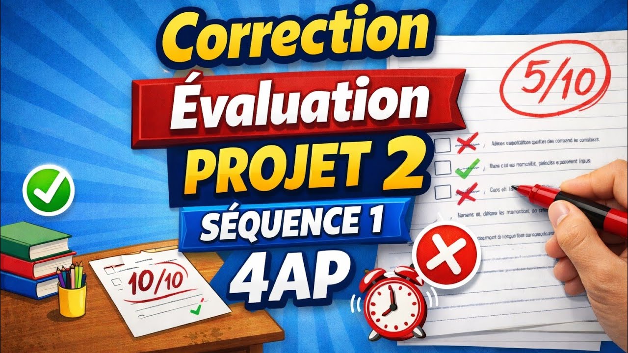 ✏️ Correction Évaluation Projet 2 Séquence 1 (4AP)