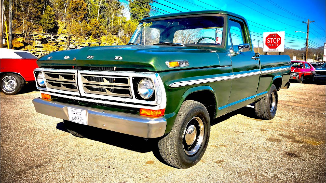 Test Drive 1971 Ford F-100 SOLD  Maple Motors #469