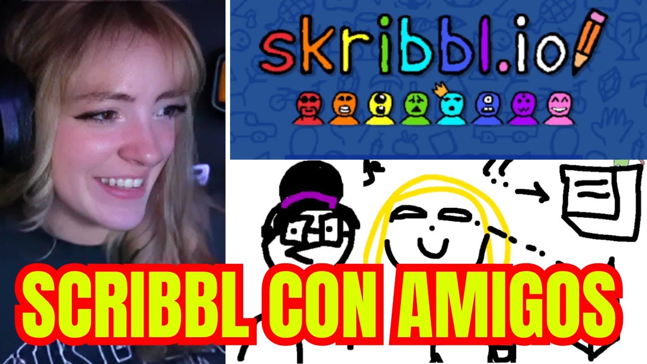 SYLVEEY JUEGA SCRIBBL CON DAARICK, LOCO, ANDREH Y CHERRY