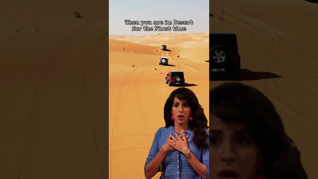 Your First Desert Drive🏜️        #shortvideo #desertdrive #viral #omg #friends #desert #trending