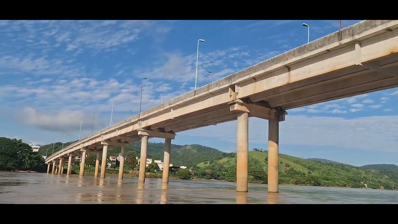 (20/02/2026) Ponte metálica e ponte nova no rio Paraíba do Sul, São Fidélis RJ. 