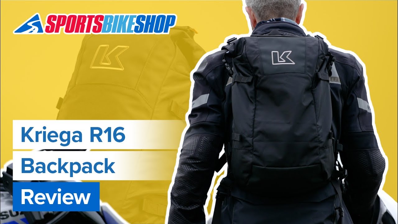 Kriega R16 motorcycle backpack review - Sportsbikeshop