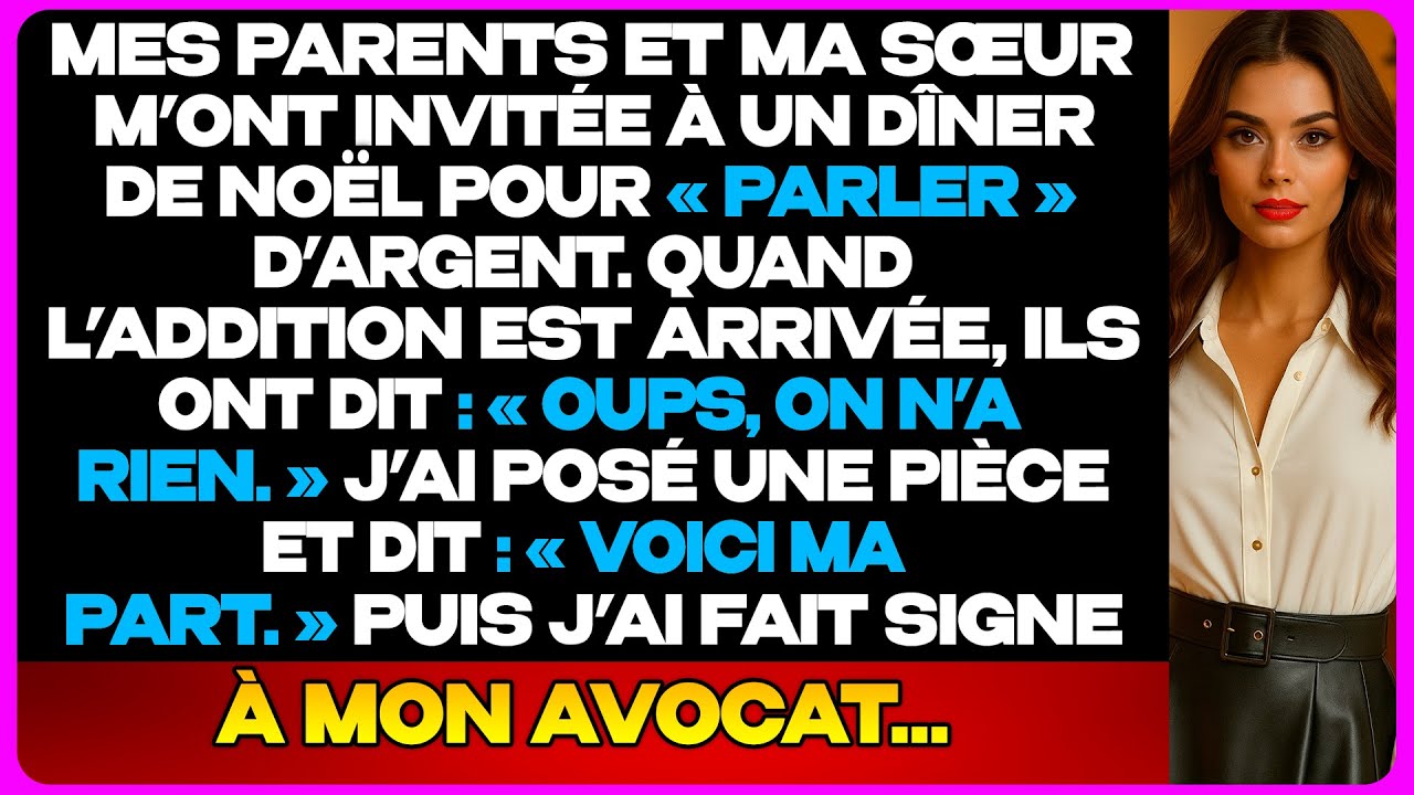 Ils M’ont Invité À Noël Pour Parler Argent… Puis Ont Tous Oublié Leurs Portefeuilles...