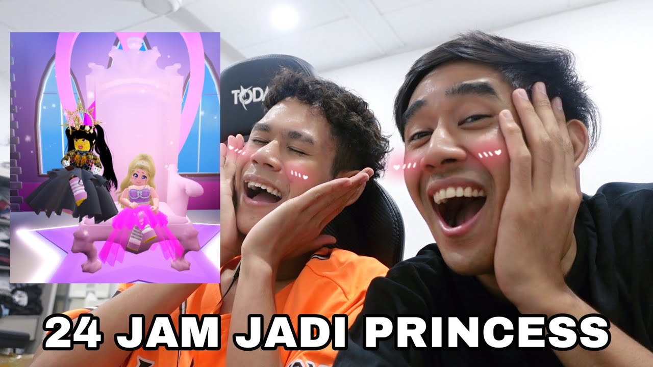 24 JAM JADI PRINCESS 😂 PRINCESS DRESS UP OBBY 😘