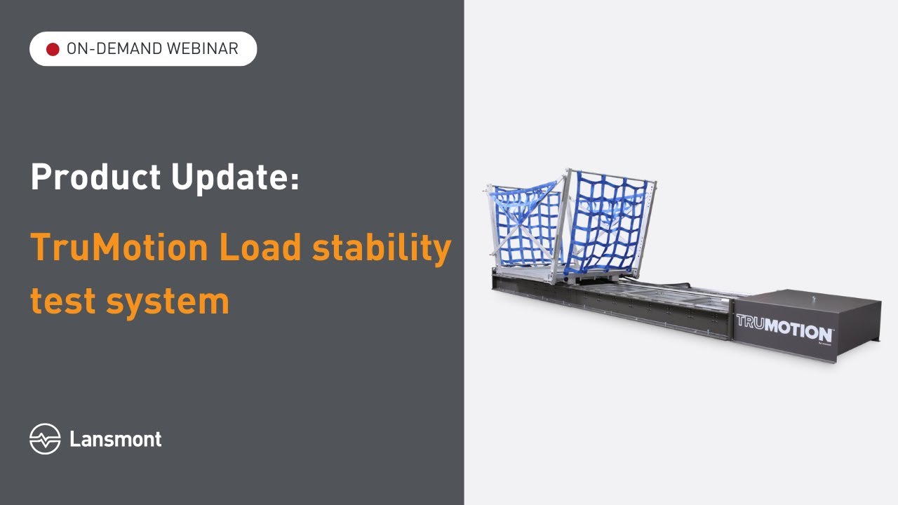 Product Update: Lansmont TruMotion load stability tester
