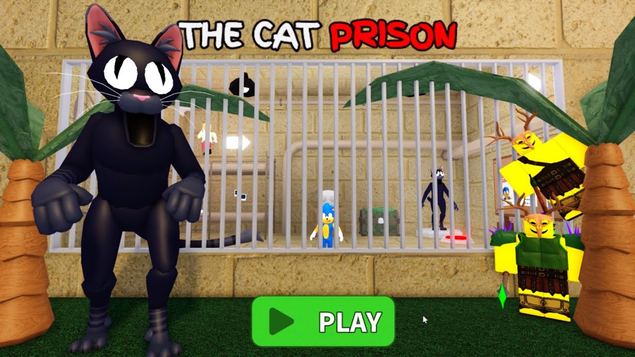🐱99 NIGHTS IN FOREST CAT PRISON RUN! (Obby)