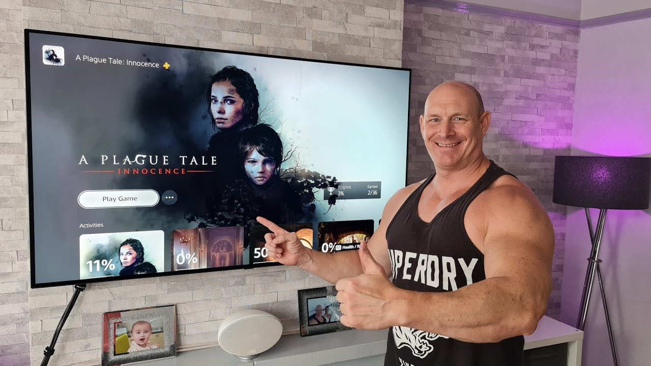 LG A1 OLED gaming test with PS5