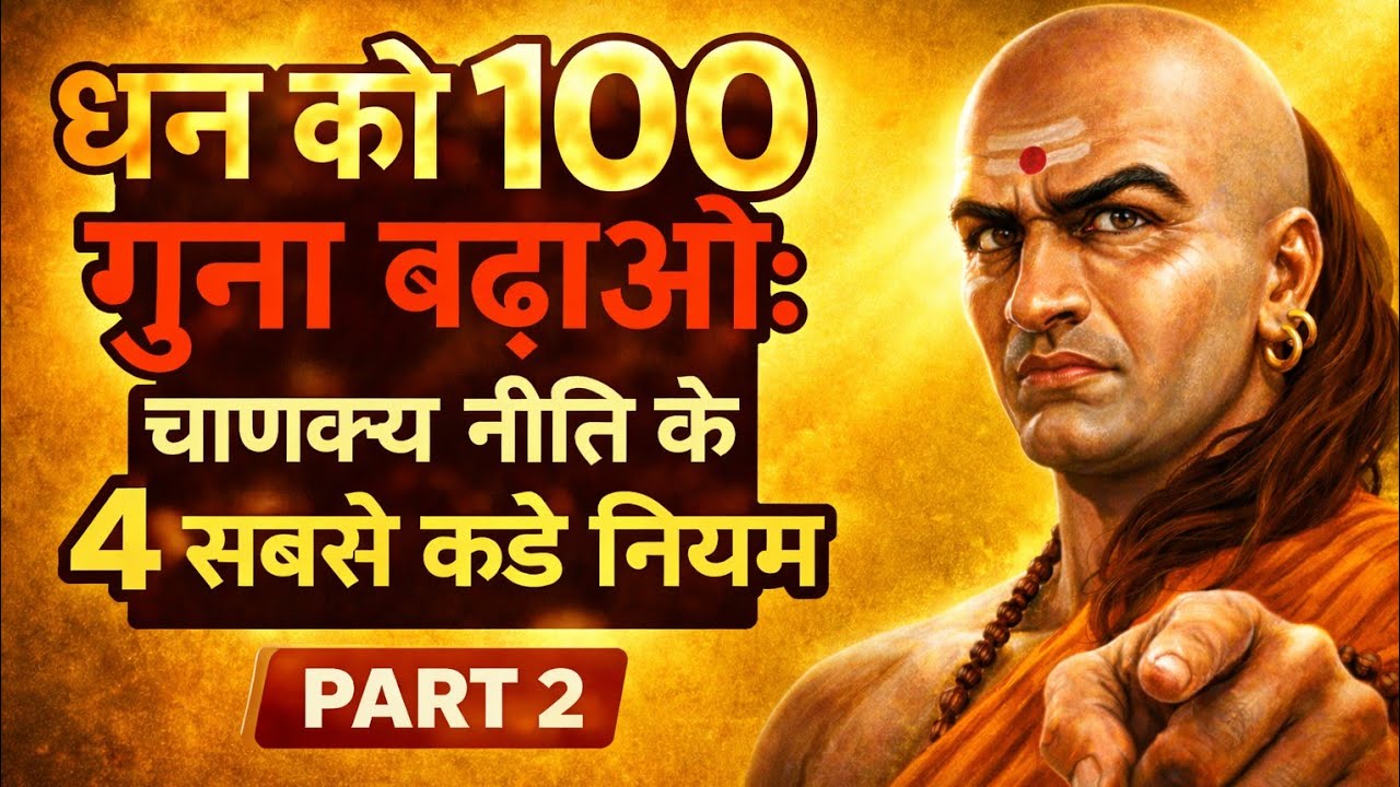 धन को 100 गुना बढ़ाओ: चाणक्य नीति के 4 सबसे कड़े नियम P 2 | Financial Success in Hind | #motivation 
