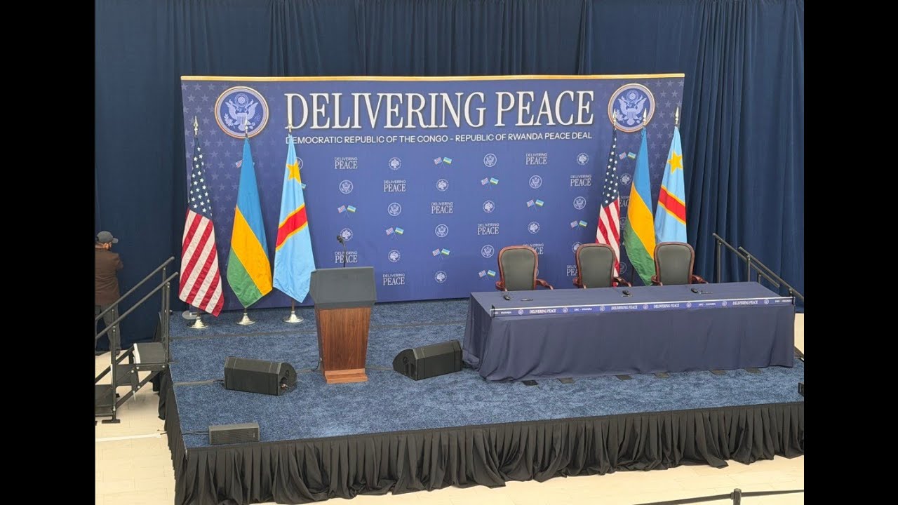 DIRECT DE WASHINGTON / SIGNATURE DE L'ACCORD DE PAIX ENTRE LA RDC ET LE RWANDA