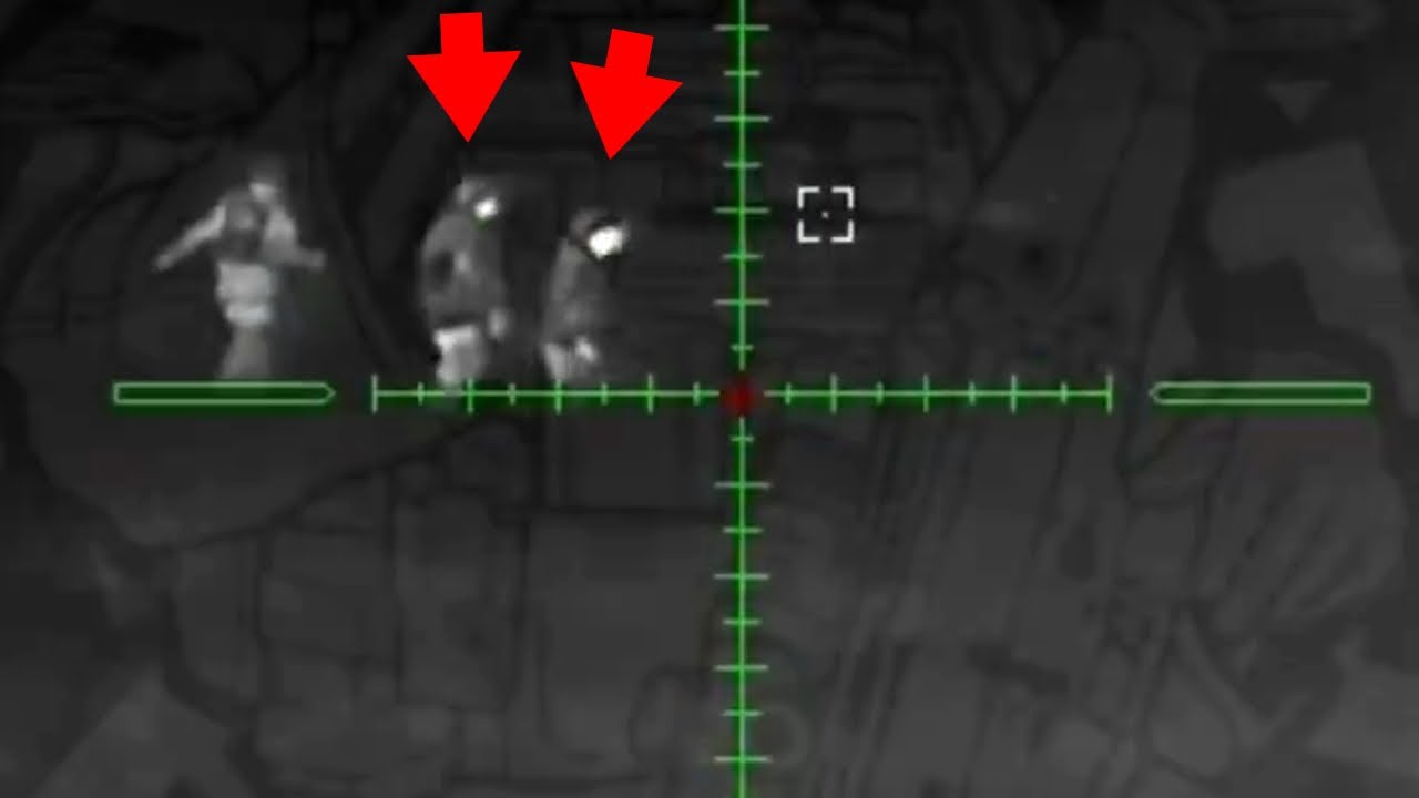 Sniper Hit Two Soldier With One Bullet!