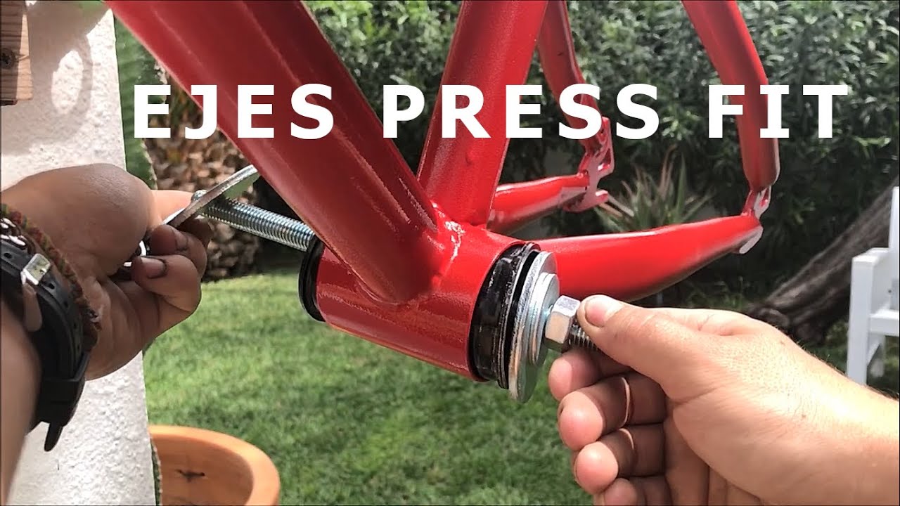 HERRAMIENTA CASERA PARA COLOCAR CAZOLETAS Y EJES DE PEDALIER PRESS FIT EN NUESTRA BICICLETA