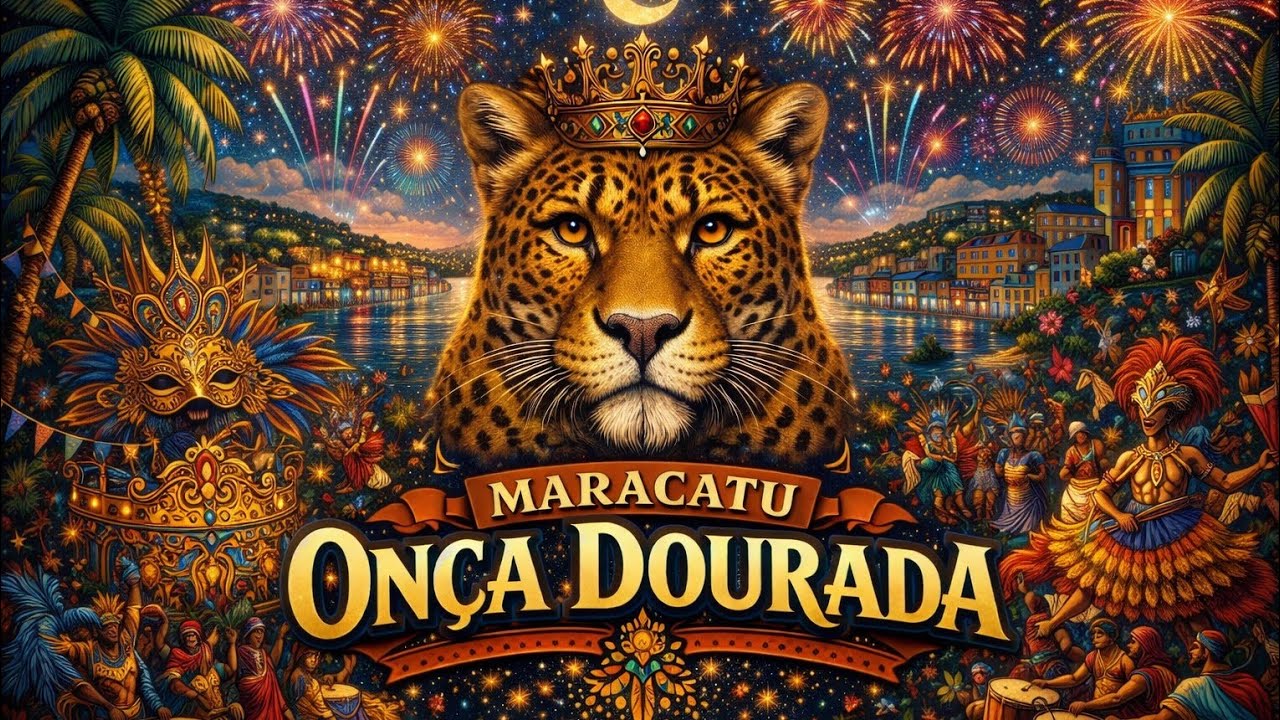Maracatu onça dourada em upatininga 