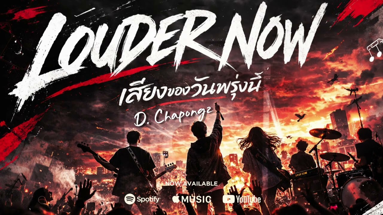 เสียงของวันพรุ่งนี้ (Louder Now) | D. Chapongz【Official Audio】
