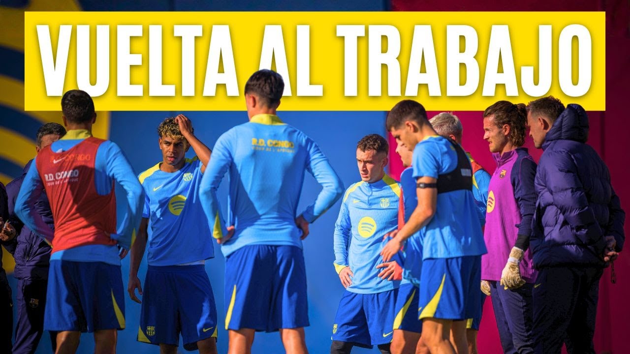 🔵🔴 El BARÇA vuelve al TRABAJO sin PEDRI ni FERRAN