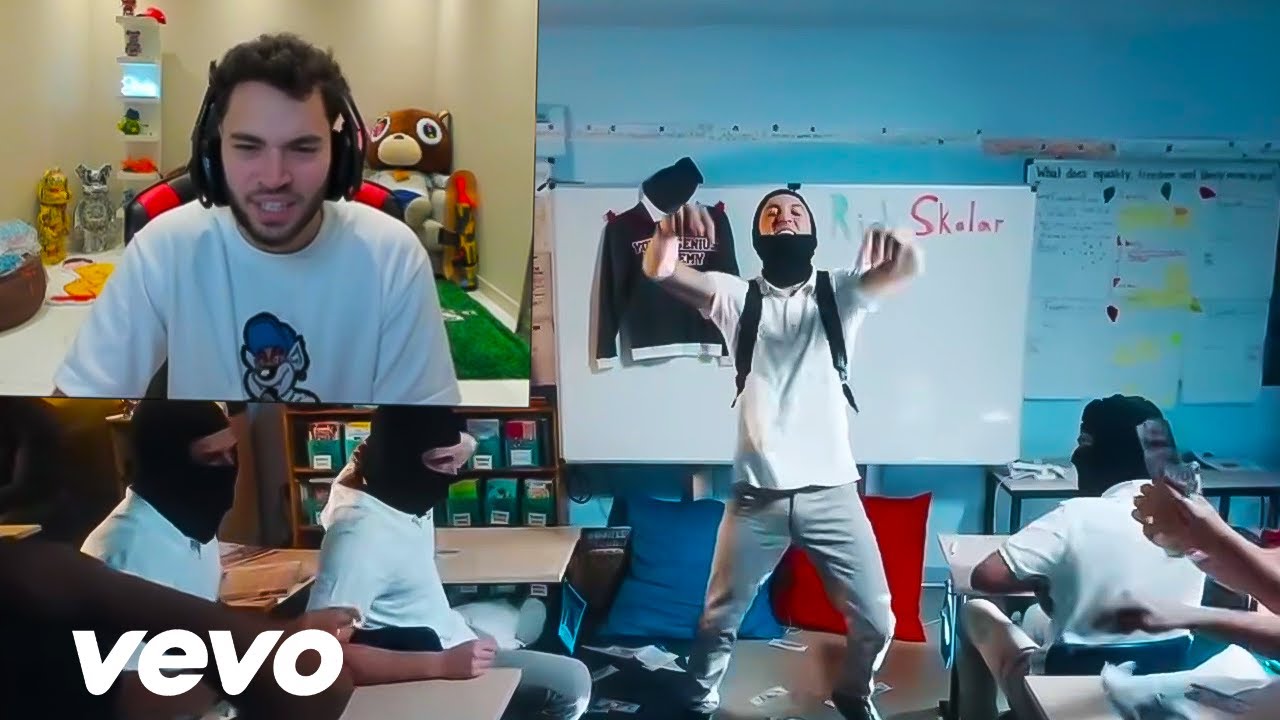 Adin Ross reacts to Lil Mabu - RICH SCHOLAR (Official Music Video)