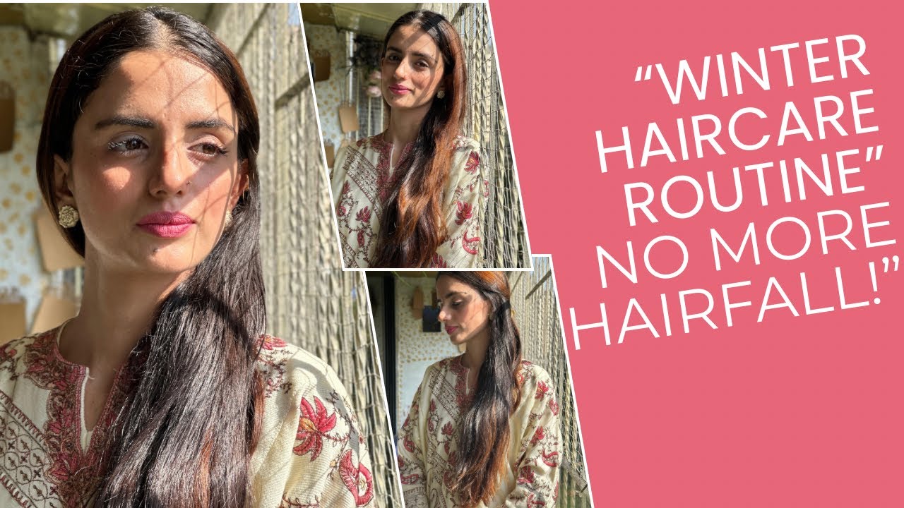Winter Hairfall Solution | My Real Haircare Routine + DIY Mask/DIY Oil 🥣❄️ #hairfall#haircare#winter