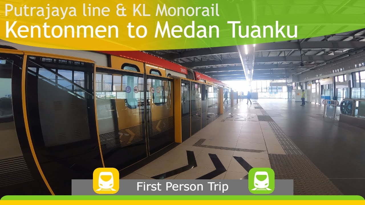 MRT & KL Monorail POV : Kentonmen to Medan Tuanku via Titiwangsa