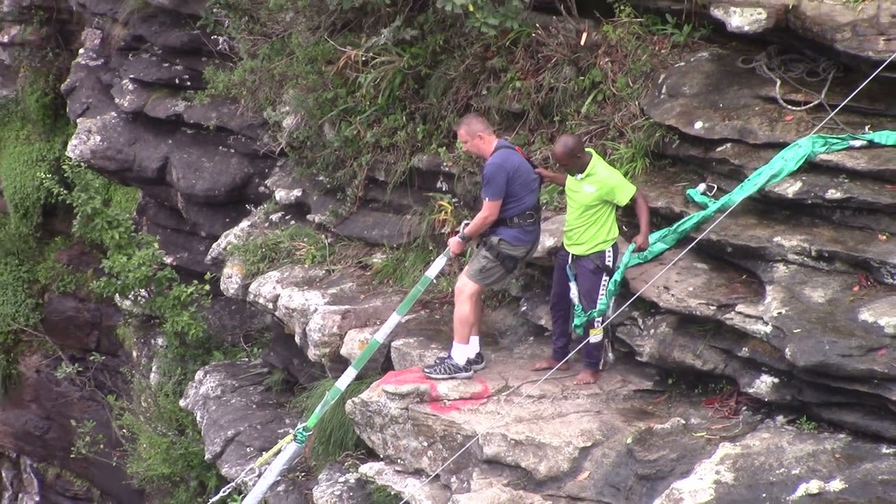 Highest gorge swing in the world @ Oribi Gorge! #oribigorge