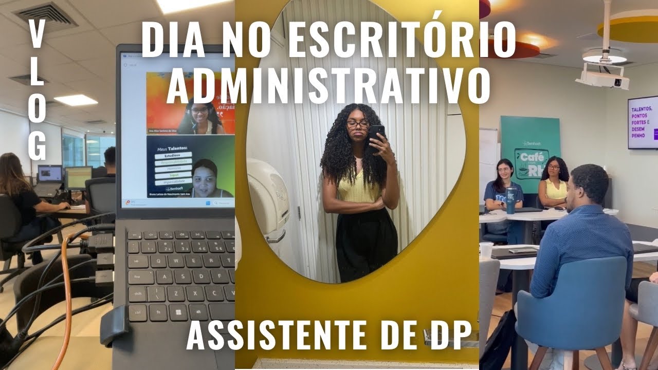 Como é Trabalhar no Administrativo? Um Dia Comigo no Escritorio #administração