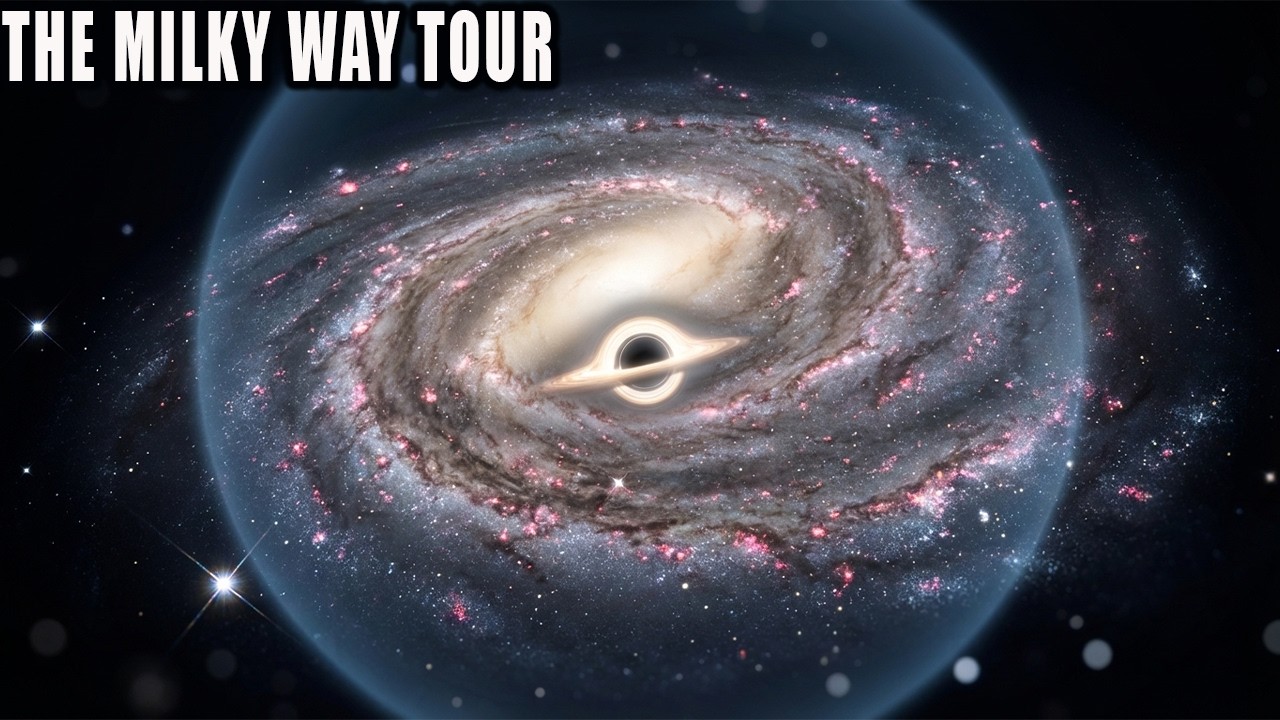 Milky Way Tour: 100,000-Light-Year Spiral Arms and Dark Halo for Sleep