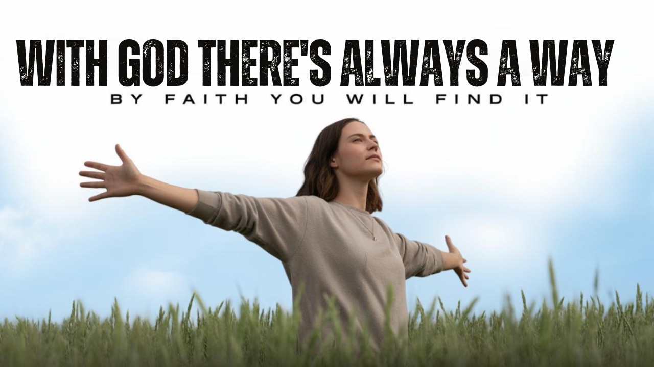 WITH GOD THERE'S ALWAYS A WAY, AND BY FAITH YOU WILL FIND IT | POWERFUL CHRISTIAN  MOTIVATION