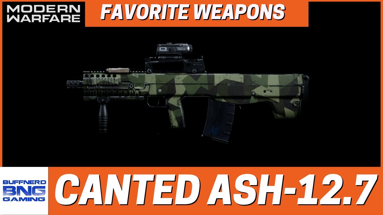 Canted CQB ASH-12.7 Favorite Weapons - Call Of Duty Modern Warfare