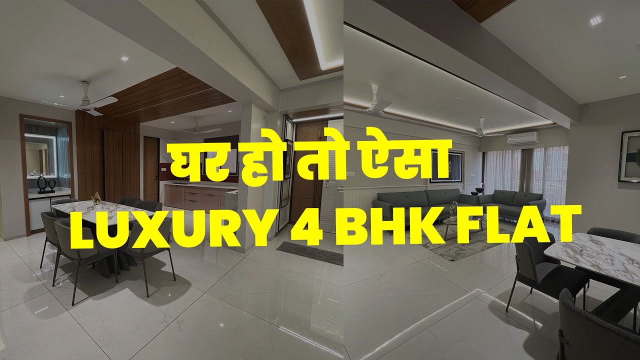 घर हो तो ऐसा / Luxury 4 BHK flat for sale in Nikol, Ahmedabad