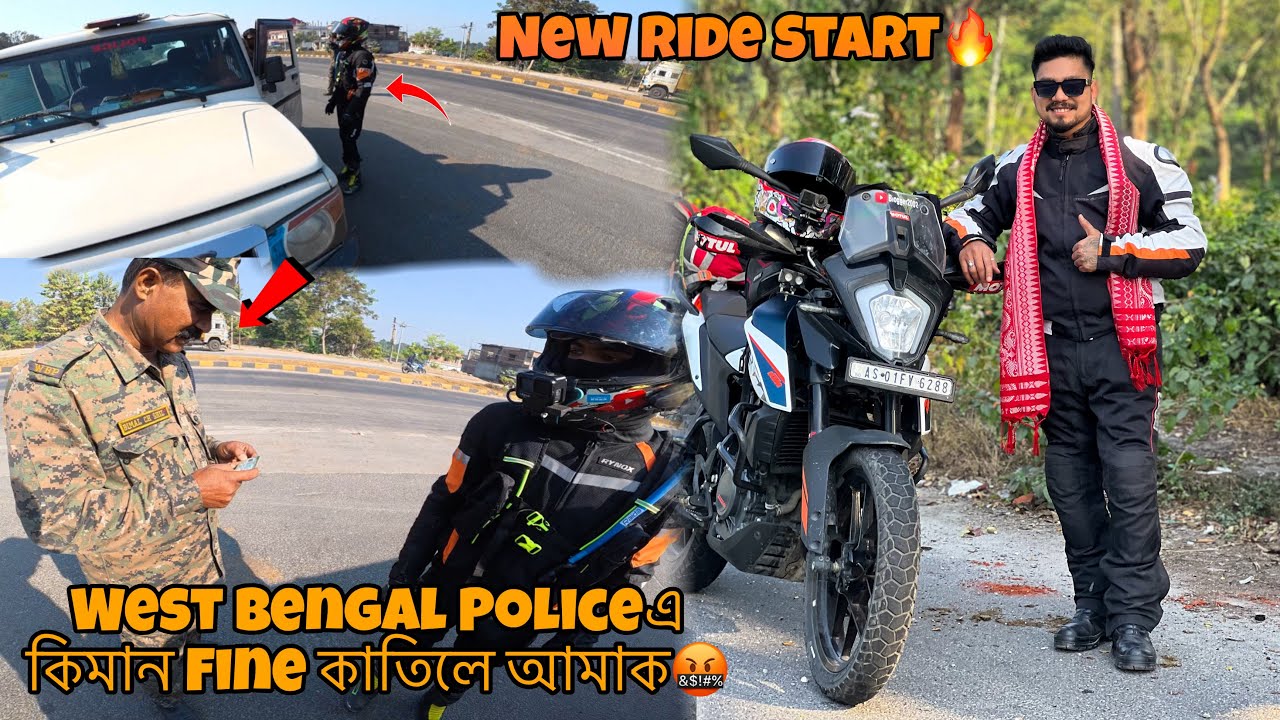 Finally New Ride Start 🔥 Why West Bengal Police Stop Us 🤬