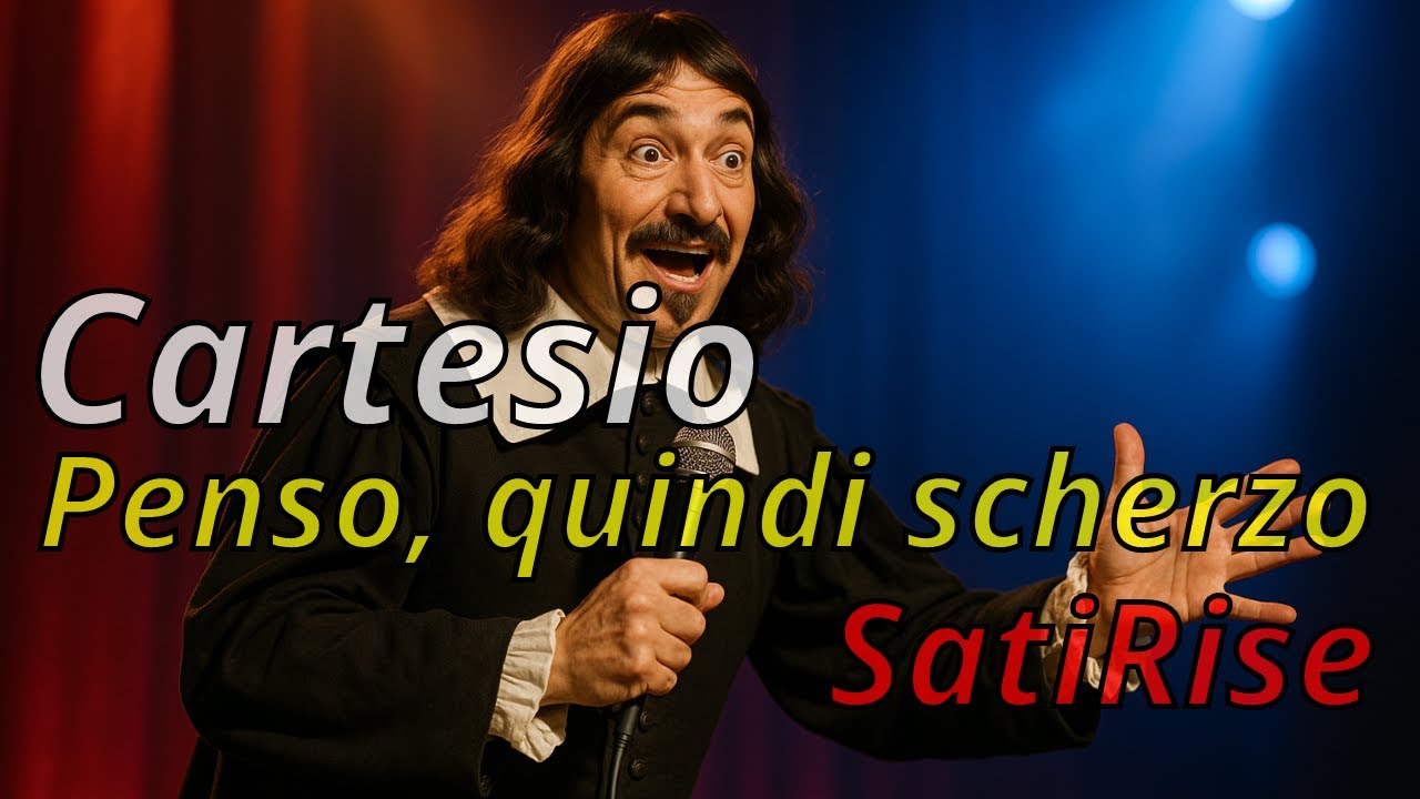 Il grande filosofo Ren&eacute; Descartes svela i suoi drammi quotidiani in chiave comica! 🧠
