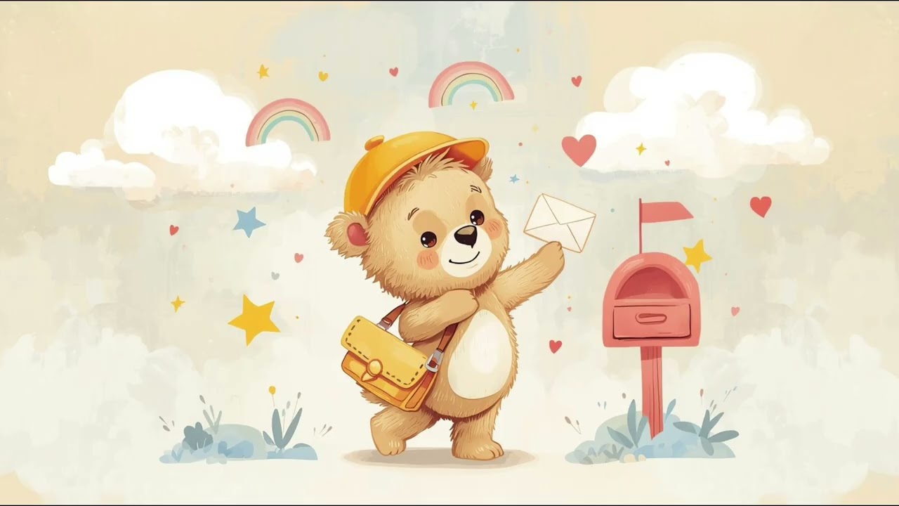 📮 こんにちは、ちいさなてがみ！| 子ども向けかわいい郵便のうた | 幼児・赤ちゃんのための楽しい童謡 ✉️🎶