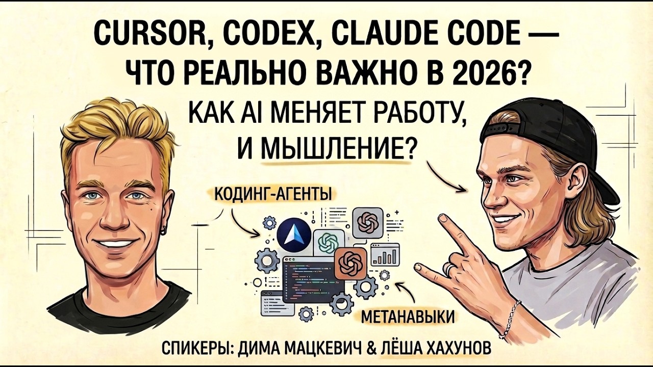 Cursor, Codex, Claude Code &mdash; что реально важно в 2026? как ai меняет работу, бизнес и мышление?