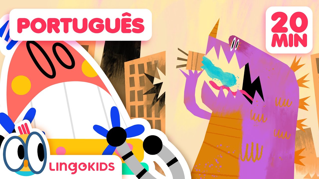 🍕😲 Baby Bot Quer Saber: Para Onde Vai a Comida? | Lingokids