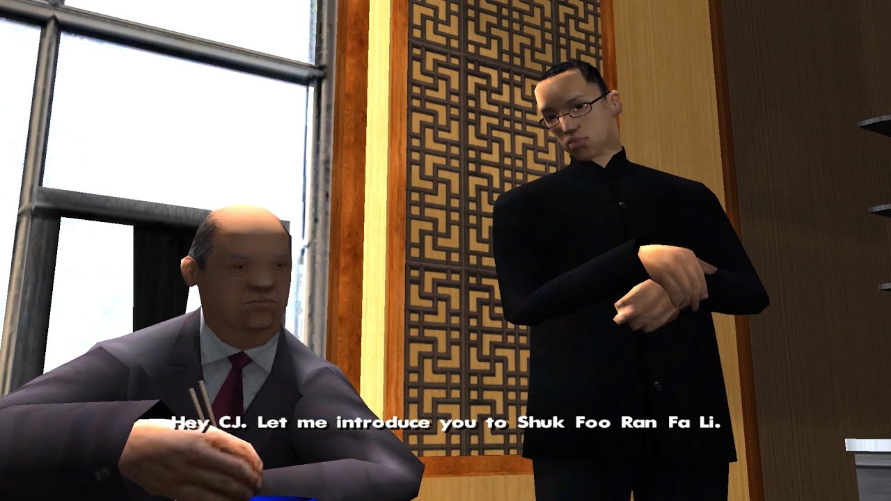 GTA San Andreas / Сюжетные миссии / Вузи / Ран Фа Ли