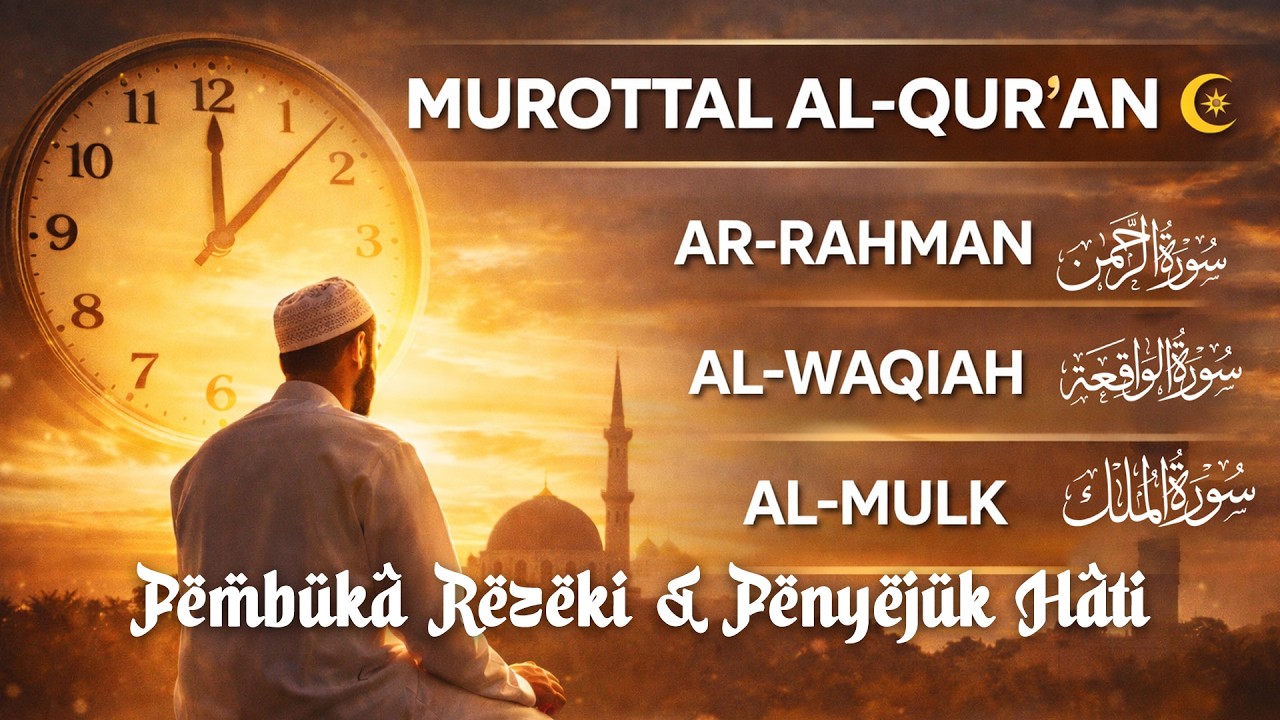 Rasakan Ini Setiap Hari! Murottal Ar Rahman, Al Waqiah, Al Mulk Pembuka Rezeki