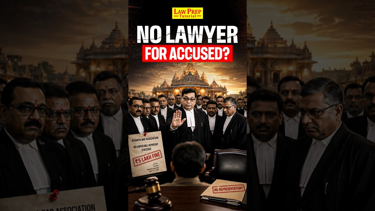 Ayodhya Bar Association Refuses to Defend Accused: Is It Legal? #shorts