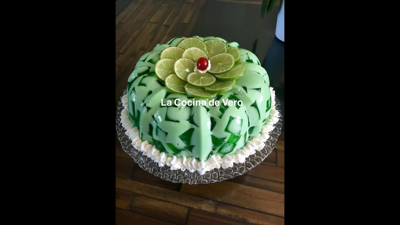 Gelatina de 3 leches sabor limon. 