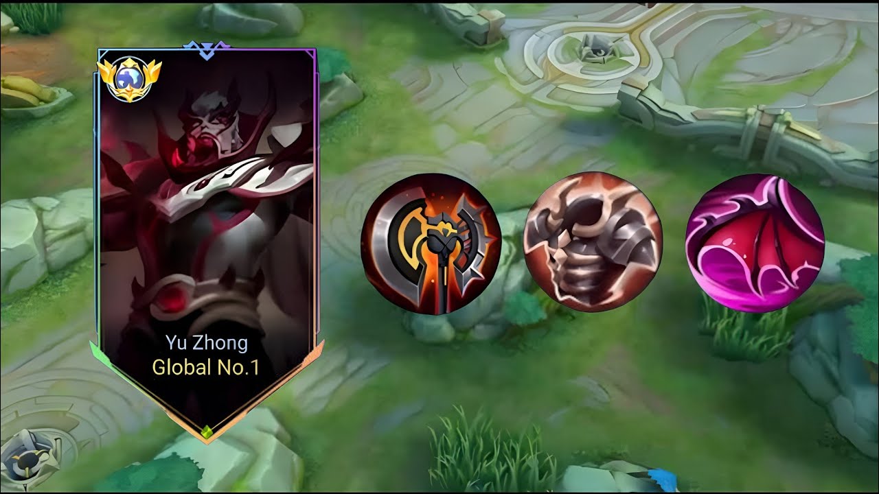 Yu Zhong TRUE DAMAGE Build😈 |OneCombo Delete | MLBB Global Gameplay