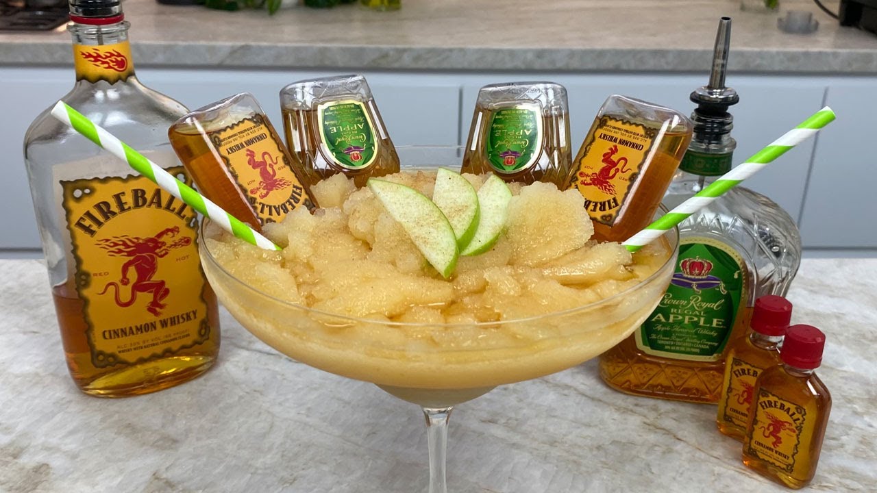 Apple Cider Whiskey Slush