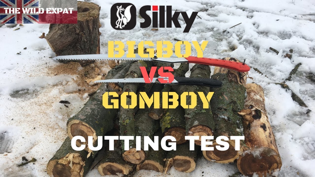 Silky Bigboy vs Gomboy cutting test